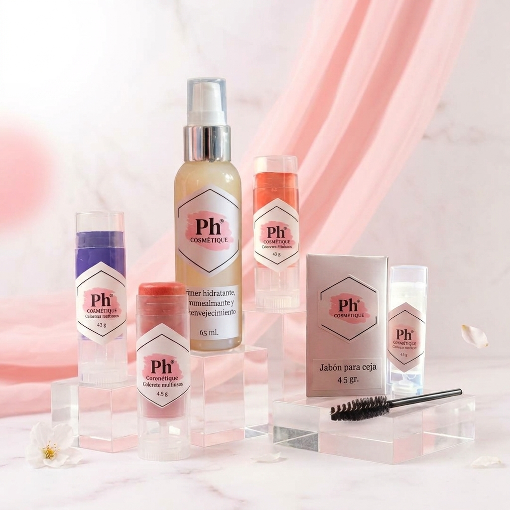 Colección de cosméticos de lujo Ph Cosmétique